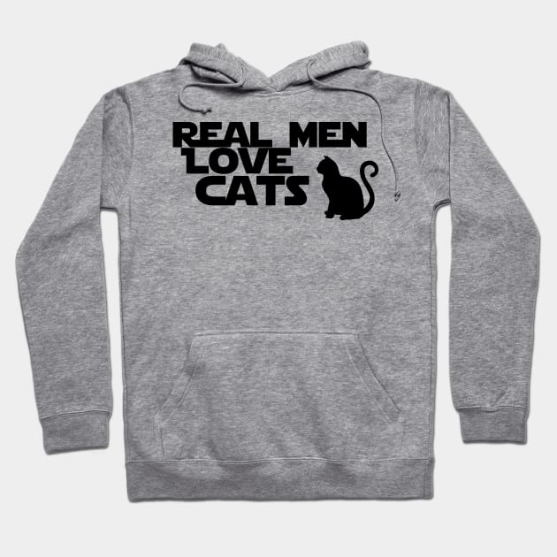 real men love cats Hoodie by yassinnox